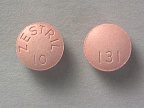 Zestril 10 mg tablet