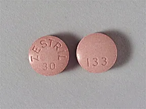 Zestril 30 mg tablet