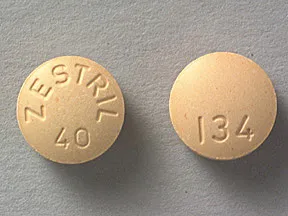 Zestril 40 mg tablet