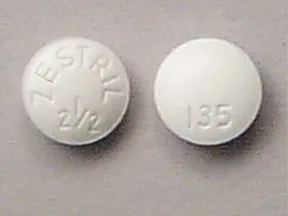 Zestril 2.5 mg tablet