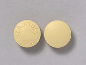 Seroquel 100 mg tablet