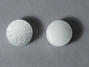 Seroquel 50 mg tablet