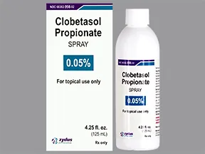 clobetasol 0.05 % topical spray