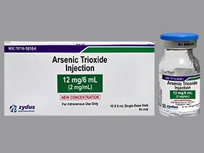 arsenic trioxide 2 mg/mL intravenous solution