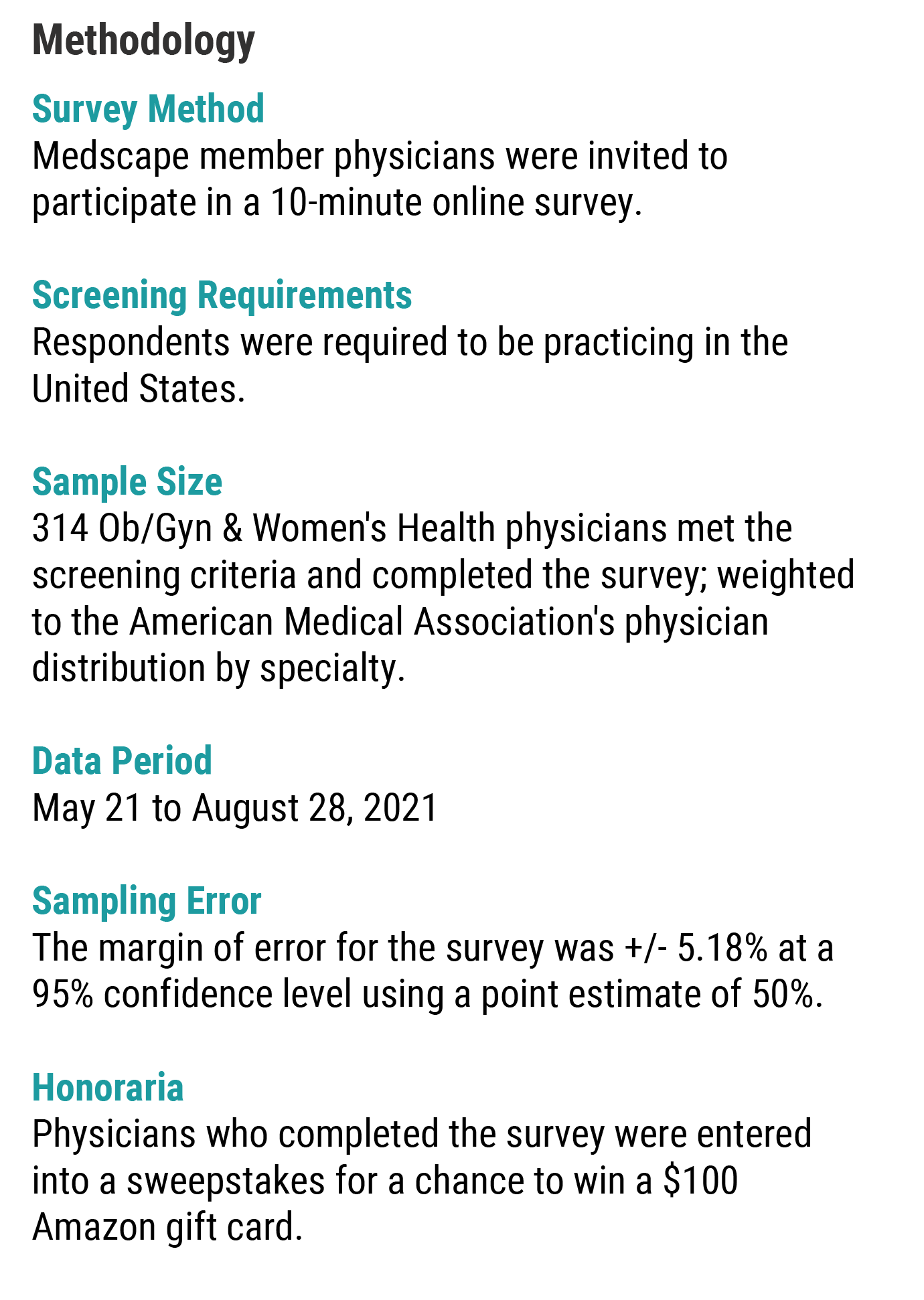 Medscape Ob/Gyn Malpractice Report 2021