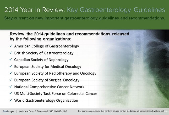 2014 In Review: Key Guidelines In Gastroenterology You Need To Know