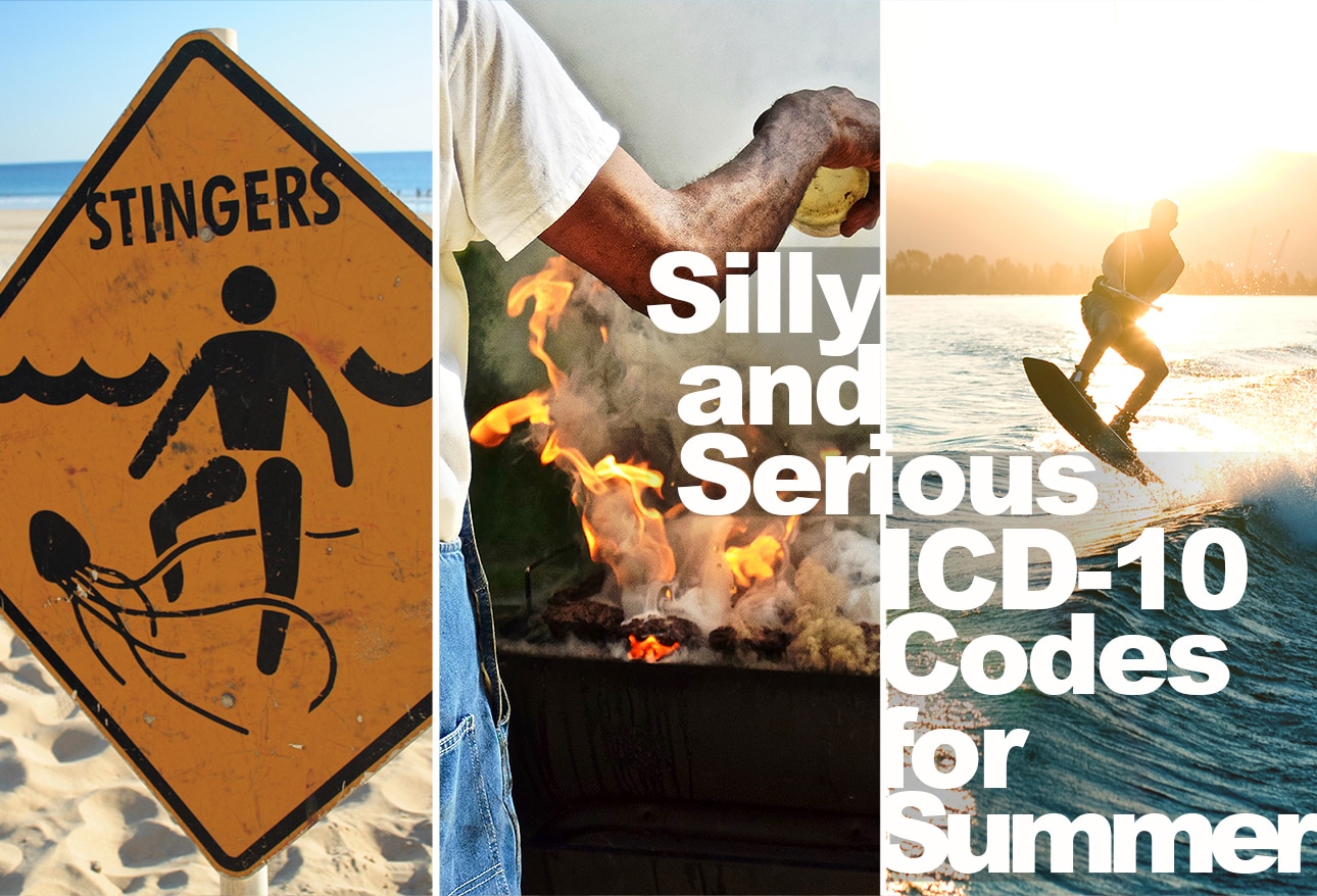 Silly and Serious ICD-10 Codes for Summer