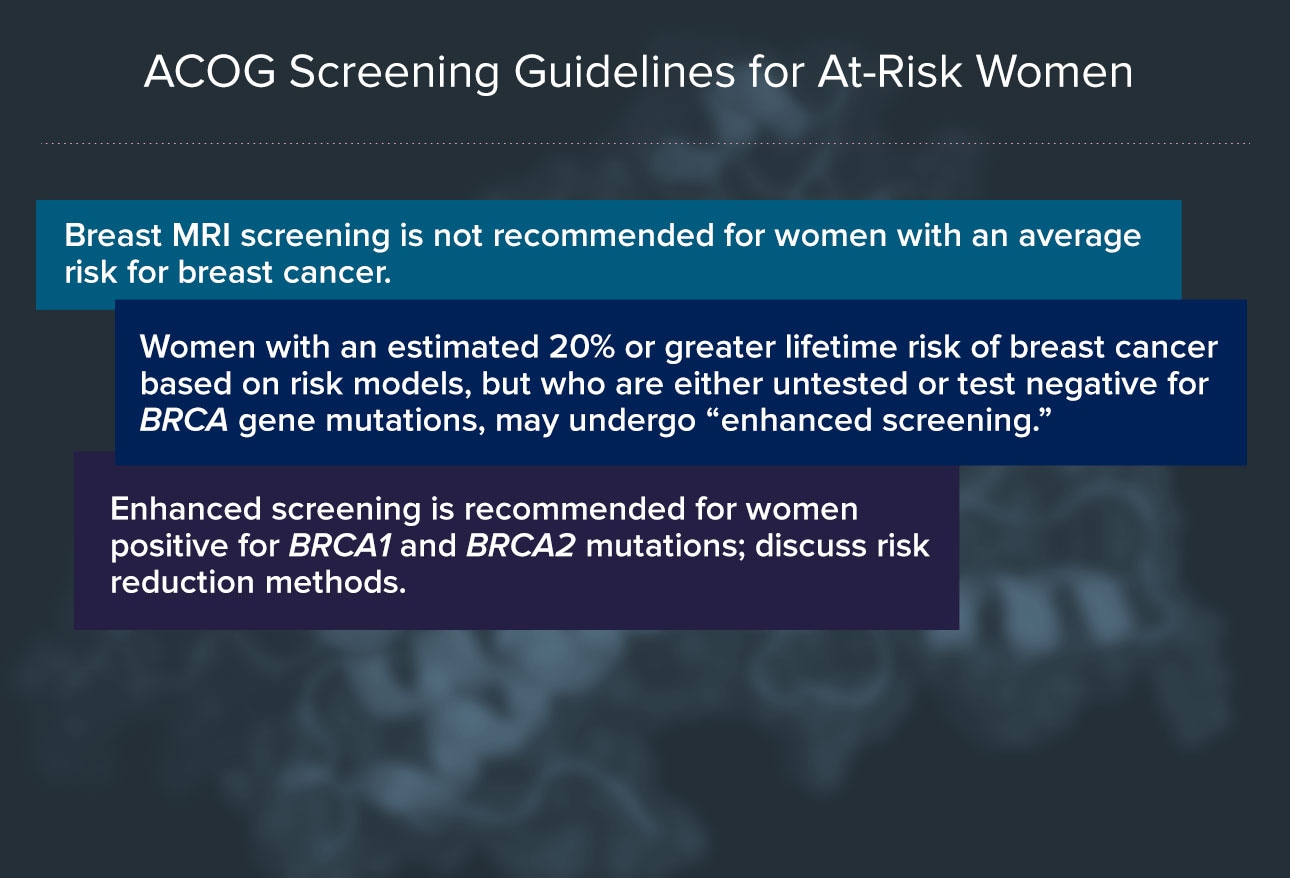 Mammography Screening Guidelines