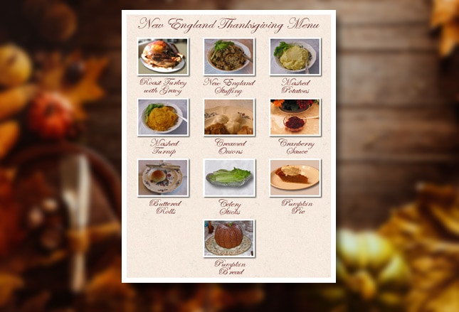 Thanksgiving Dinner Nutrition: Then and Now