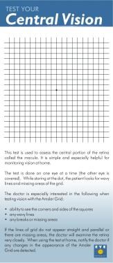 Amsler Grid Test  Roque Eye Clinic