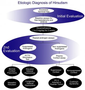 Etiologic diagnosis of hirsutism. 
