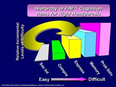 Hierarchy of FIM® instrument cognition items for r