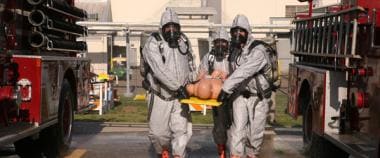 Chemical warfare mass casualty management. Courtes
