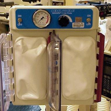 Cabot high-pressure infusion pump for infusing tum