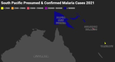 South Pacific Presumed and Confirmed Malaria Cases