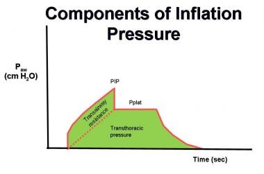The components of mechanical ventilation inflation