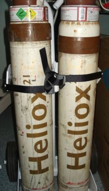 Heliox cylinders. 