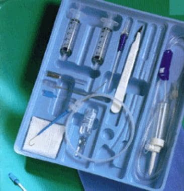 Diagnostic peritoneal lavage kit. 