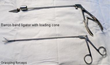 Barron hemorrhoidal ligator with loading cone and 