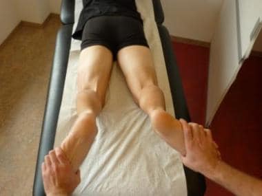 External rotation thigh foot angle test for poster