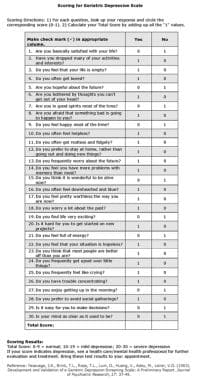 Lab tests for depression