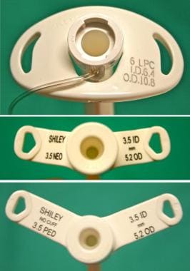 Adult swivel, neonatal, and pediatric neck flanges