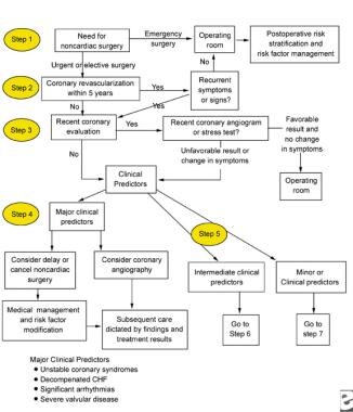 heart the of flowchart Chronic Renal Perioperative Patient of Management With the