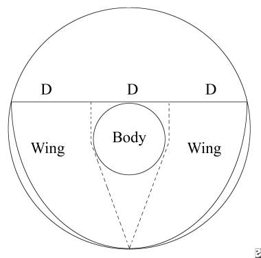 Diagram illustrating the layout of the skate flap.
