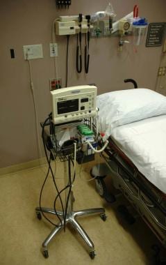 An automatic blood pressure device (sphygmomanomet