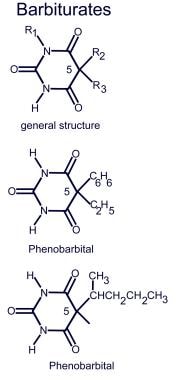 Chemical compounds of barbiturates. 