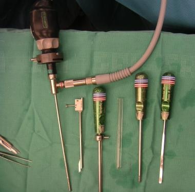 Instruments used in endoscopic carpal tunnel surge