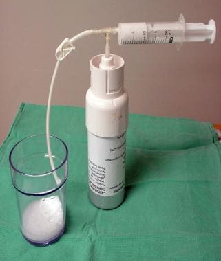 Varisolve canister and appearance of foam with pol