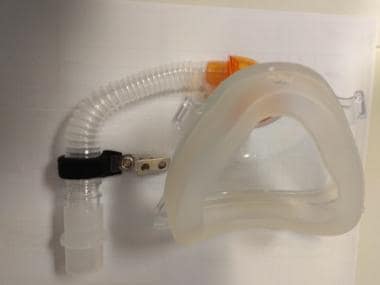 This whole-face mask for noninvasive ventilation i