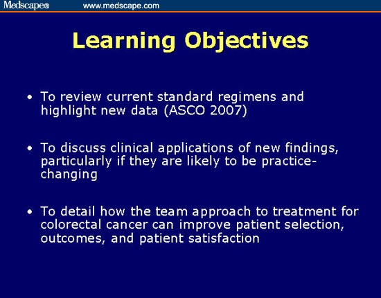 ASCO 2007: Optimizing Treatment of Metastatic Colorectal Cancer