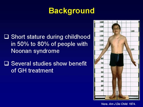 Noonan Syndrome Growth Chart