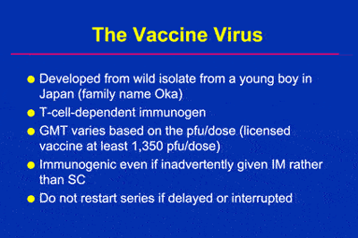 Varicella Immunization: Current Status And Practice