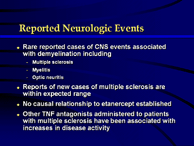 New Applications for TNF Inhibition