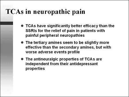 TCAs in Neuropathic Pain