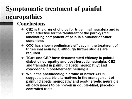 Symptomatic Treatment of Neuropathic Pain: A Focus on the Role of...