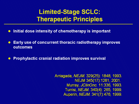 Improved Survival in Small Cell Lung Cancer: Current Treatment