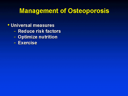 New Paradigms in the Management of Osteoporosis