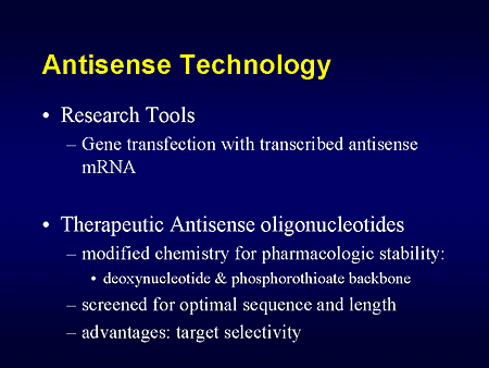 mechanism of antisense technology