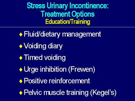 Stress Urinary Incontinence: Expanding the Treatment Options