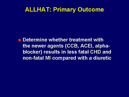 Allhat sales trial summary