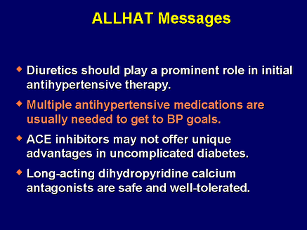 Chlorthalidone vs hydrochlorothiazide allhat