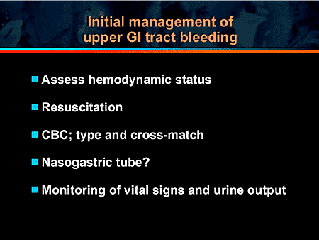 Optimizing the Management of Upper Gastrointestinal Bleeding: From the ...