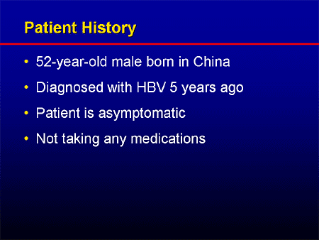 case study of patient with hepatitis b