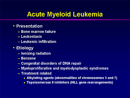 Evolving Therapeutic Options for Acute Myeloid Leukemia