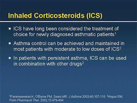 Standards of Care in Asthma: The Role of Inhaled Corticosteroid ...