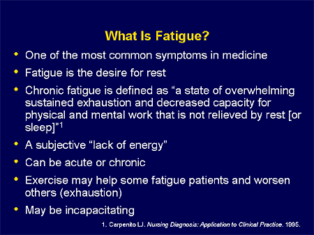 Novartis US Medical on X: Fatigue is one of the most common